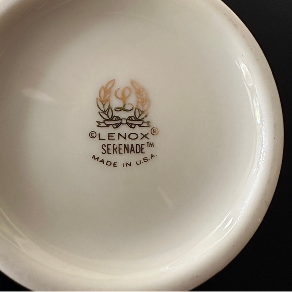 Lenox Serenade Medium Vase white, pink & green birds flowers vintage collectible - Picture 7 of 14